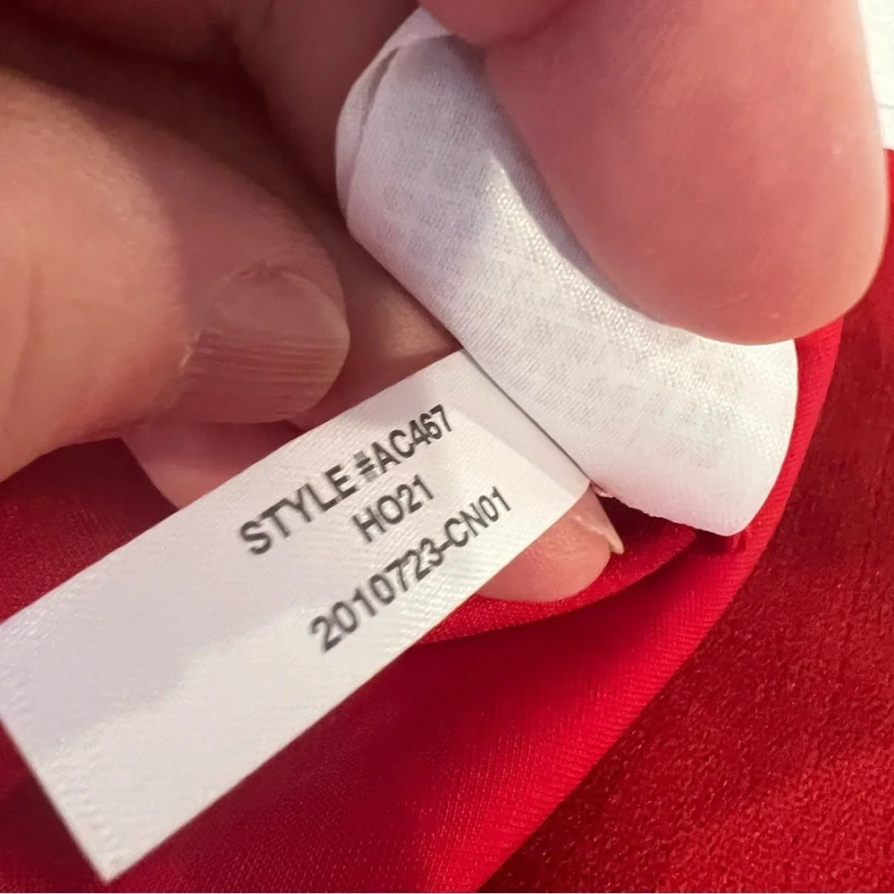 J. Crew Red A-Line Skirt